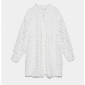 Zara new textured long sleeve mini